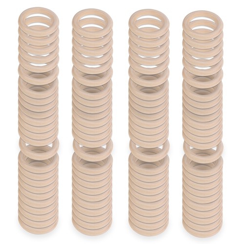 100pcs anelli legno - anelli,